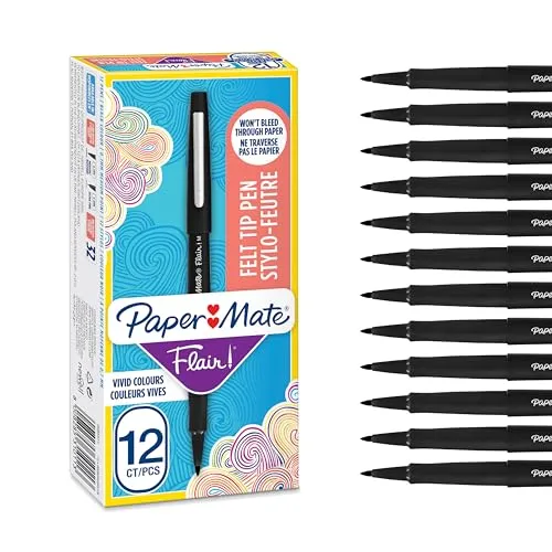 Paper Mate Flair Marcador de Feltro 0,7mm Médio à Base de Água