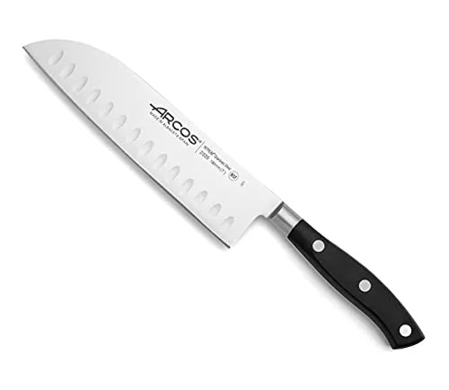 Faca Santoku Arcos Riviera Profissional em Aço Inoxidável Nitrum