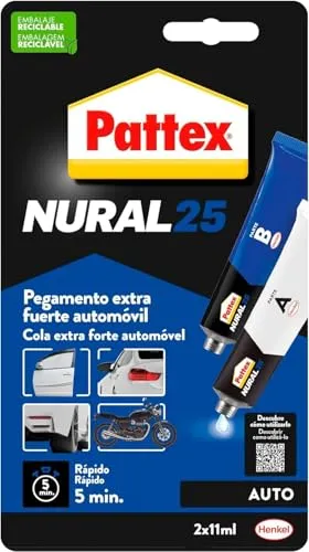 Pattex Nural 25 - Cola Extra Forte para Reparações Automóveis