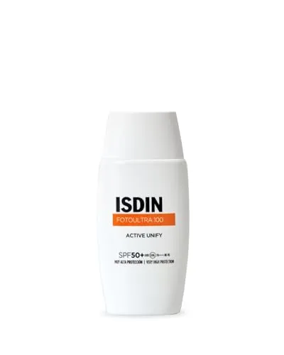 ISDIN FotoUltra 100 Active Unify SPF 50+ | Protetor Solar Facial Despigmentante