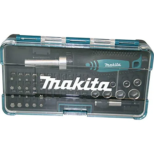 Makita B-36170 Kit Profissional 47 Peças com Pontas e Chave de Roquete