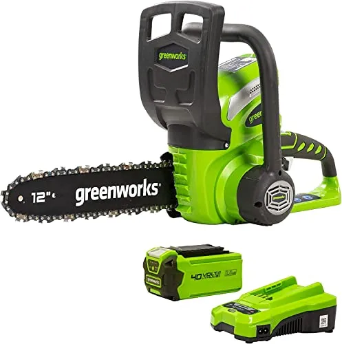 Greenworks G40CS30K2 - Motosserra Elétrica 40V com Bateria de Lítio