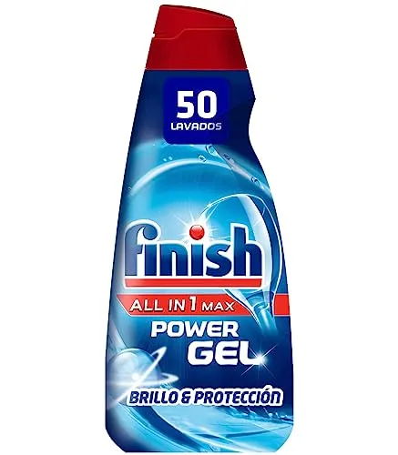 Finish All in 1 Max Power Gel Detergente Líquido para Máquina de Lavar Loiça - 50 Doses