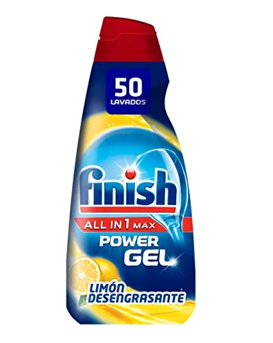 Finish All in 1 Max Power Gel Limão - Detergente Líquido para Máquina da Loiça