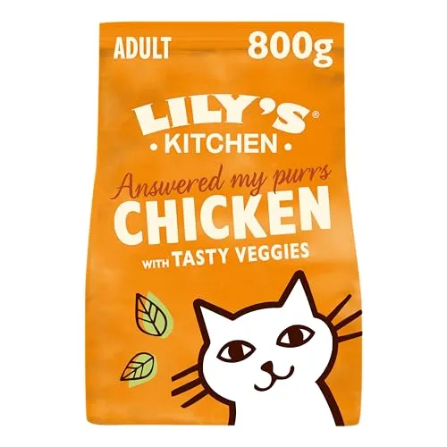 Lily's Kitchen Ração Seca de Frango Premium para Gatos - 4x800g