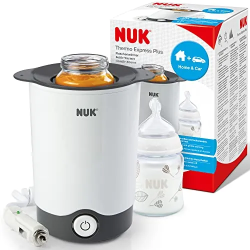 Nuk 10256404 - Aquecedor de Biberões com Adaptador para Automóvel