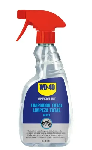 WD-40 Limpeza Total para Motos 500ml - Produto de Limpeza Multiuso