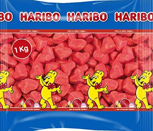 HARIBO Gomas Coração 1kg - Pack 4 Embalagens