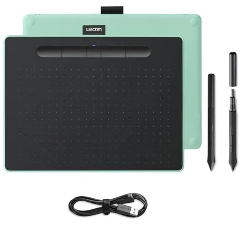 Wacom Intuos M - Mesa Digitalizadora Bluetooth com Área de 10 Polegadas