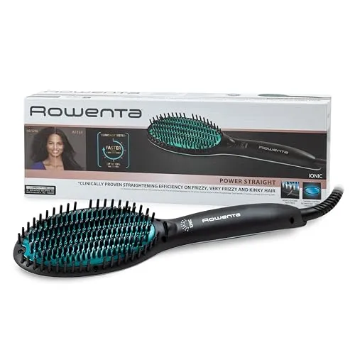 Rowenta Power Straight CF5820F0 - Escova Alisadora Elétrica com Tecnologia Iónica