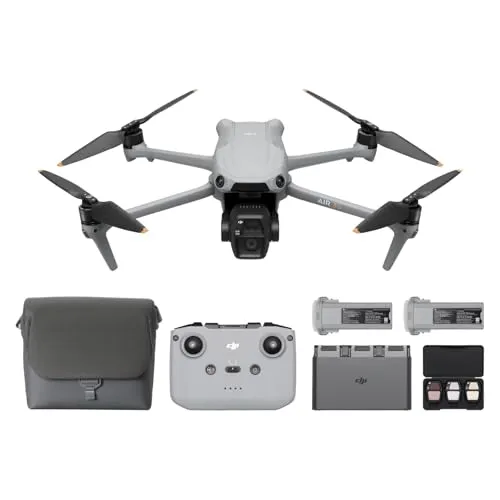 DJI Air 3S Fly More - Drone Profissional 4K com LiDAR e Certificação EASA C1