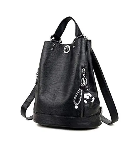 Mochila DEERWORD 6462 Casual em Pele Sintética para Mulher