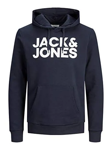 Sweatshirt Jack & Jones Jjecorp Logo Hood Noos - Camisola com Capuz para Homem