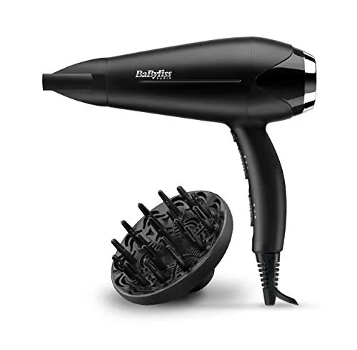 BaByliss D572DE: Secador de Cabelo Profissional 2200W com Tecnologia Iónica