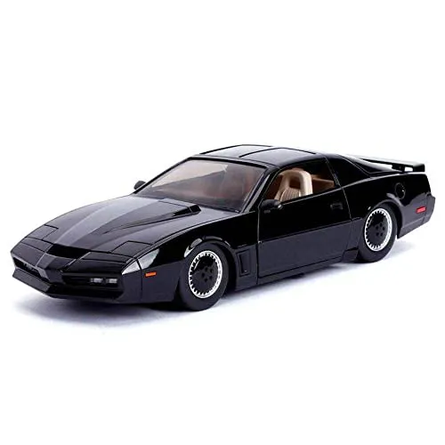 KITT Knight Rider - Miniatura Pontiac Trans-Am 1982 Escala 1:24 com Luz