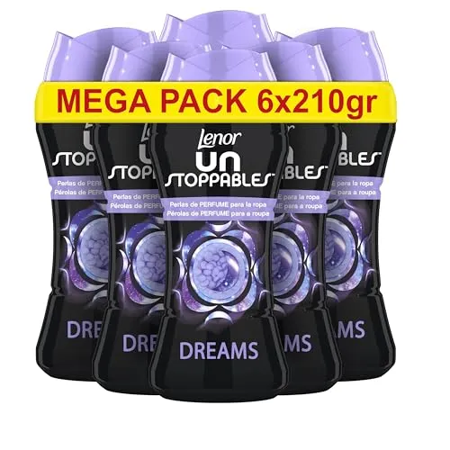 Lenor Unstoppables Dreams - Pérolas Perfumadas para Roupa 6x210g (93 Lavagens)