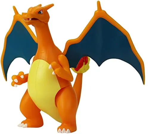 Pokémon Action Charizard - Figura Articulada com Míssil de Fogo 12cm