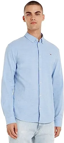 Camisa Tommy Jeans Oxford Slim Stretch Masculina