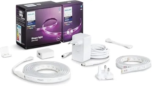 Philips Hue LED Strip Pack 3M - Tira LED Inteligente 1600 Lúmenes