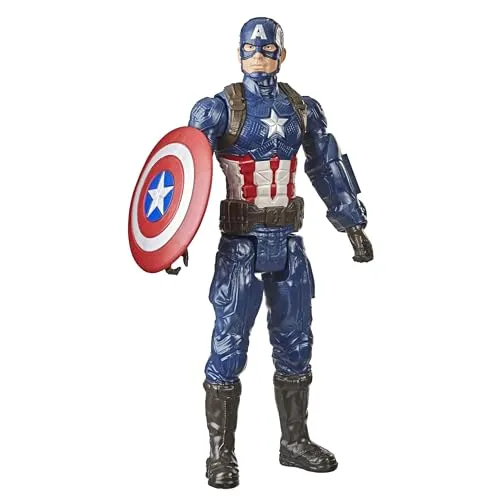 Avengers Marvel Titan Hero - Figura de Ação Capitão América 30cm