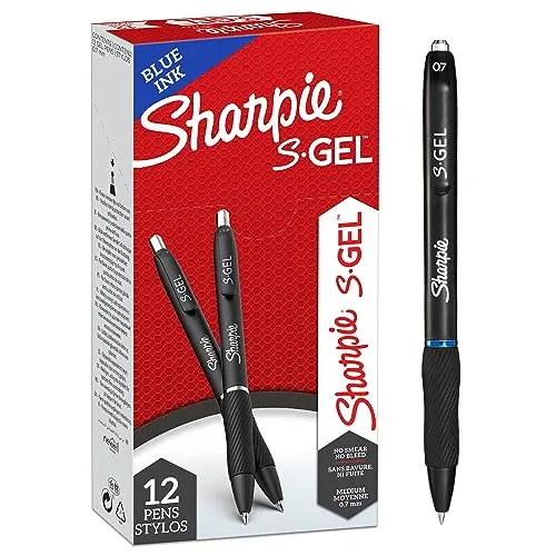 SHARPIE S-Gel Caneta de Tinta Gel Retráctil 0,7mm