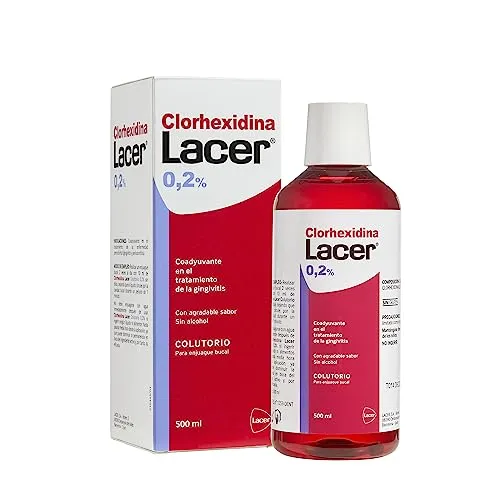 Lacer Clorhexidina Elixir Bucal 0,2% - Colutório sem Álcool para Gengivite