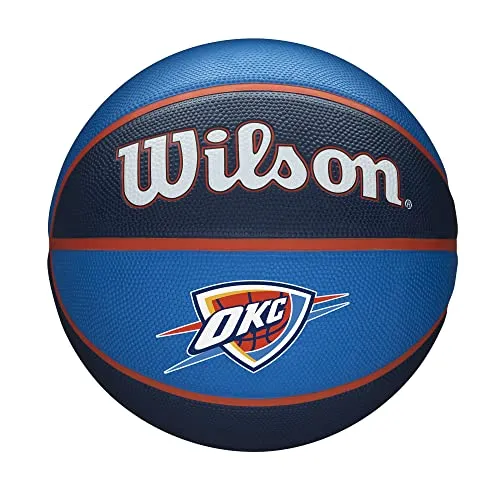 Wilson NBA Team Tribute - Bola de Basquetebol Oklahoma City Thunder