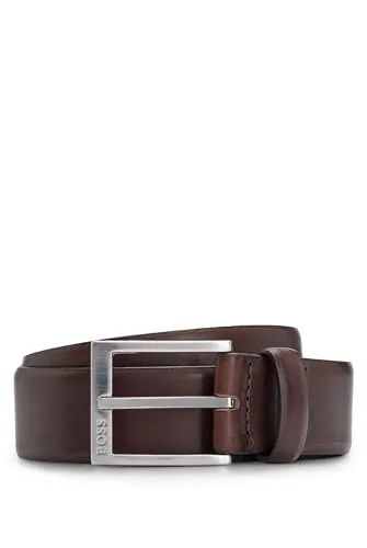 BOSS Erron Belt - Cinto Elegante em Pele com Fivela Metálica