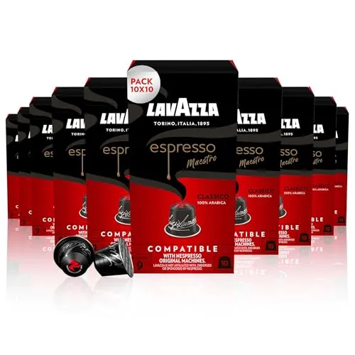 Lavazza Espresso Maestro Classico - Cápsulas Compatíveis Nespresso Original 100% Arábica