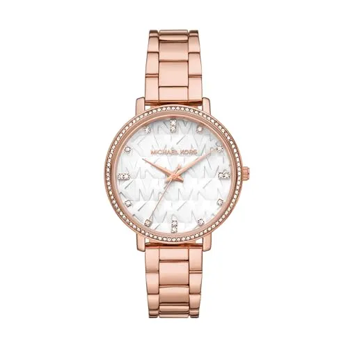 Michael Kors Pyper MK4594 - Relógio Feminino em Aço Inoxidável Ouro Rosa