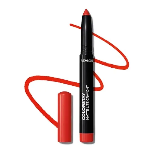 Revlon ColorStay Matte Lite Crayon - Batom Mate em Lápis com Óleo de Manga