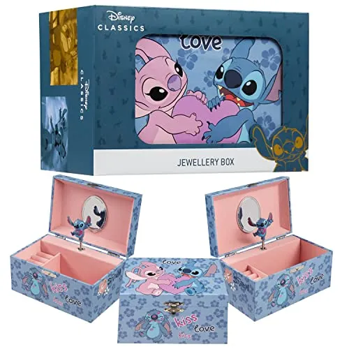 Disney Musical Jewellery Box - Caixa de Joias Musical Stitch e Angela