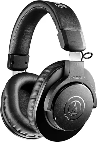 Audio-Technica M20XBT: Auscultadores Bluetooth Profissionais com 60h de Autonomia