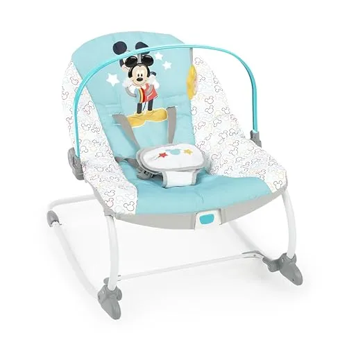 Bright Starts Disney Baby - Cadeira de Repouso Mickey Mouse com Vibração