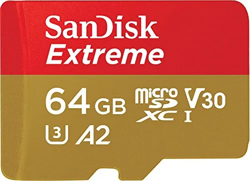 SanDisk Extreme microSDXC 64GB - Cartão de Memória para Jogos Mobile