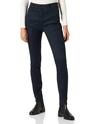 G-Star Raw Kafey Cargo | Calças de Ganga Skinny Ultra High Femininas