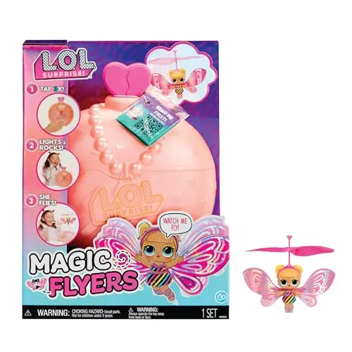 L.O.L. Surprise! Magic Flyers Flutter Star - Boneca Voadora Mágica com Luz