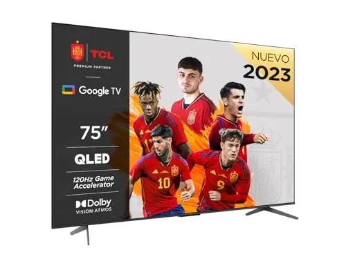 TCL 75C641 Smart TV QLED 75 Polegadas UHD com Google TV