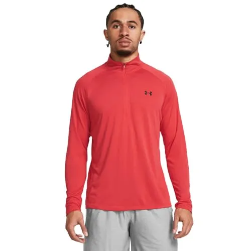 Under Armour UA Tech 2.0 1/2 Zip - Camisola Desportiva Masculina com Meia Cremalheira