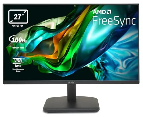 Monitor Acer EK271Hbif 27" Full HD 100Hz com FreeSync