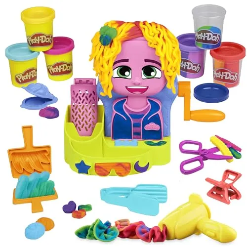 Play-Doh Hair Styling Set - Conjunto de Cabeleireiro com Plasticina