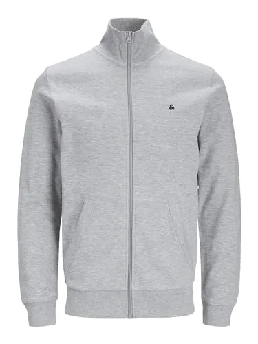 Sweatshirt Jack & Jones Jjepaulos com Fecho e Gola Alta para Homem