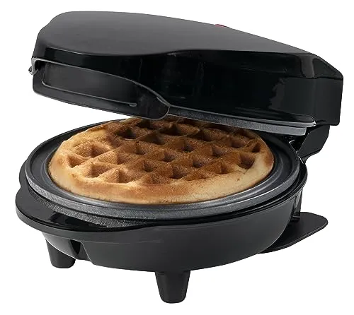 Bestron Mini Waffle Maker - Máquina de Waffles 550W com Revestimento Antiaderente