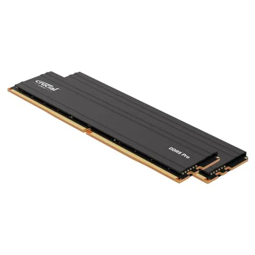 Crucial Pro DDR5 48GB Kit Memória RAM 5600MHz com Dissipador Térmico