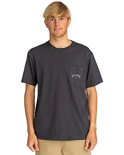 T-shirt Billabong Stacked Arch Masculina com Logótipo