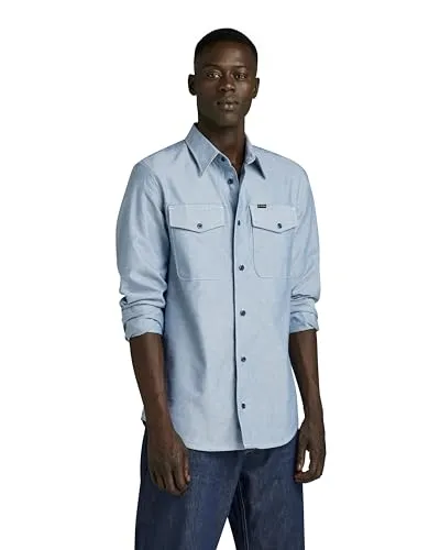 G-STAR RAW Marine Slim Shirt | Camisa Clássica Masculina