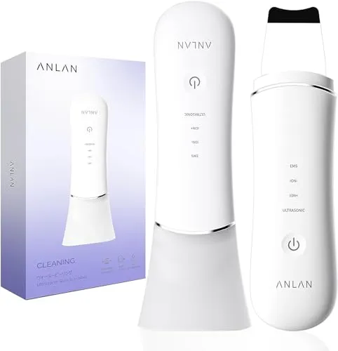 ANLAN Peeling Ultrassónico Facial - Aparelho de Limpeza e Rejuvenescimento