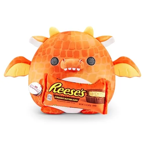 Snackles Dragon Reese's - Peluche de Dragão 35cm Série 1 Wave 2