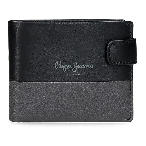 Carteira Pepe Jeans Dual em Pele com Proteção RFID para Homem