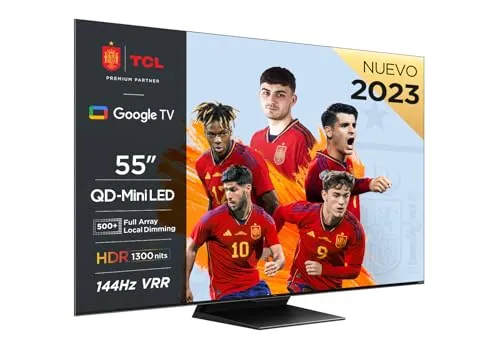 TCL 55QM8B Smart TV MiniLED 144Hz com Google TV